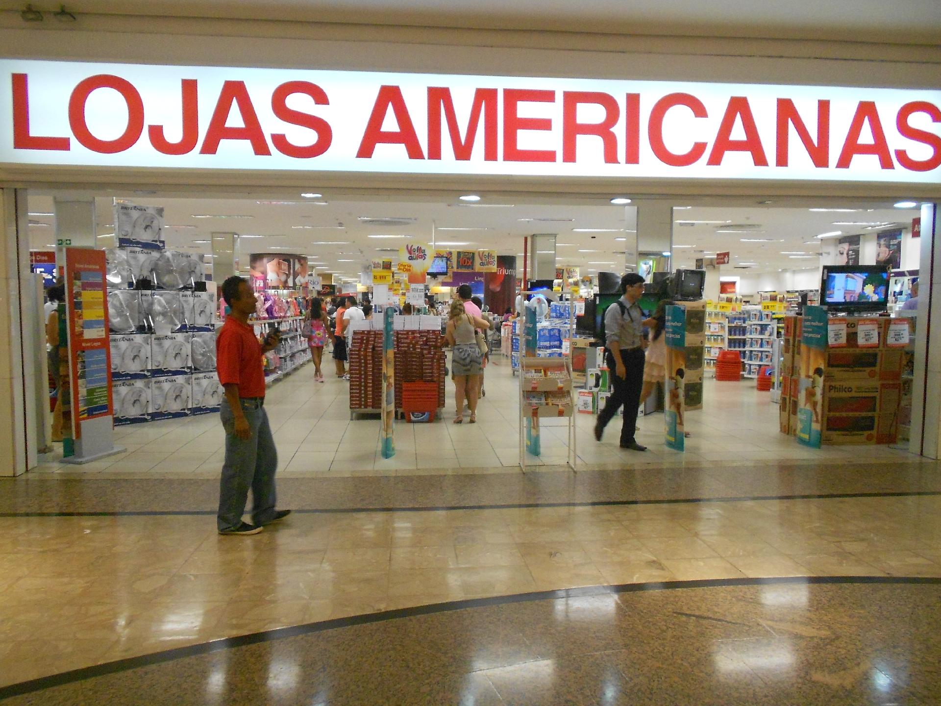 Foto: Fachada das lojas americanas do Rio de Janeiro (RJ).