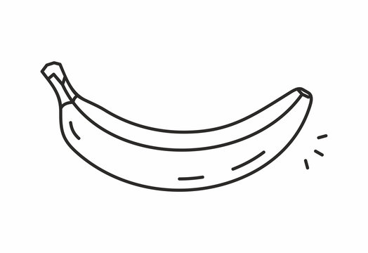desenho Banana para Colorir